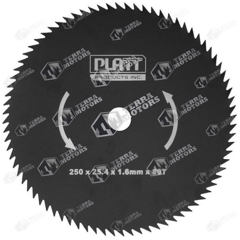 Disc motocoasa 80D - 250mm - 25.4mm - 1.6mm (Platt)